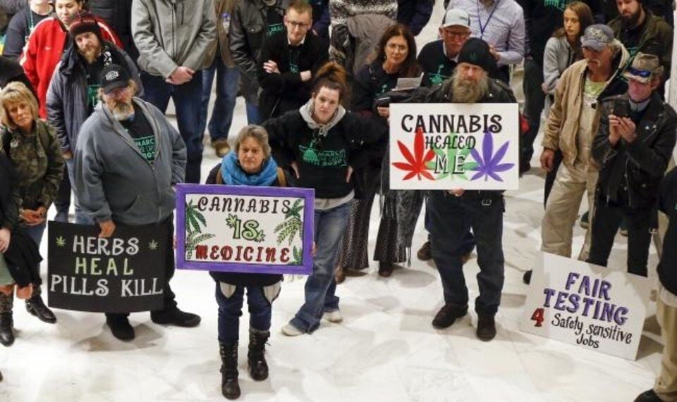February 2020 marijuana rally